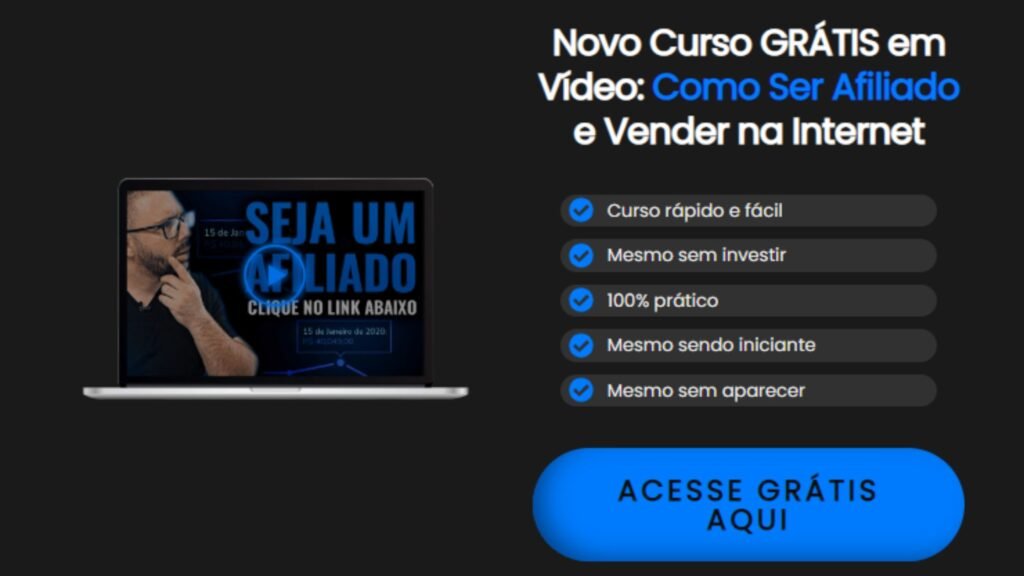 Como ser afiliado e vender na internet